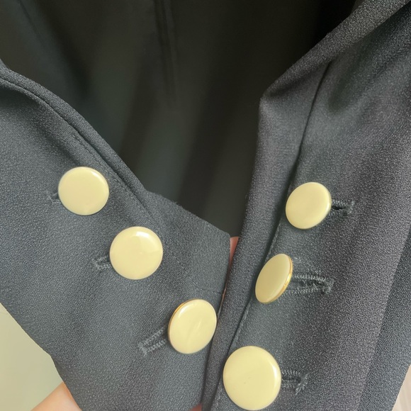 Vintage Louis Feraud Black and White Dress - Picture 4 of 5